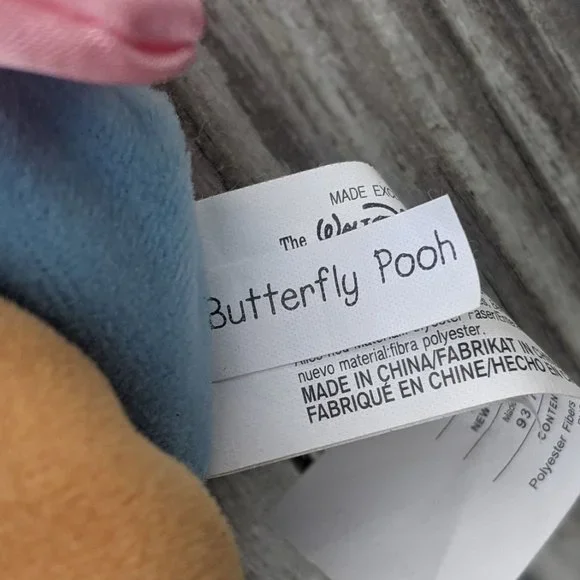 Ty Easter Egg Beanie Baby and Butterfly Easter Pooh Bear Vintage Bundle Set of 2 - Picture 11 of 12